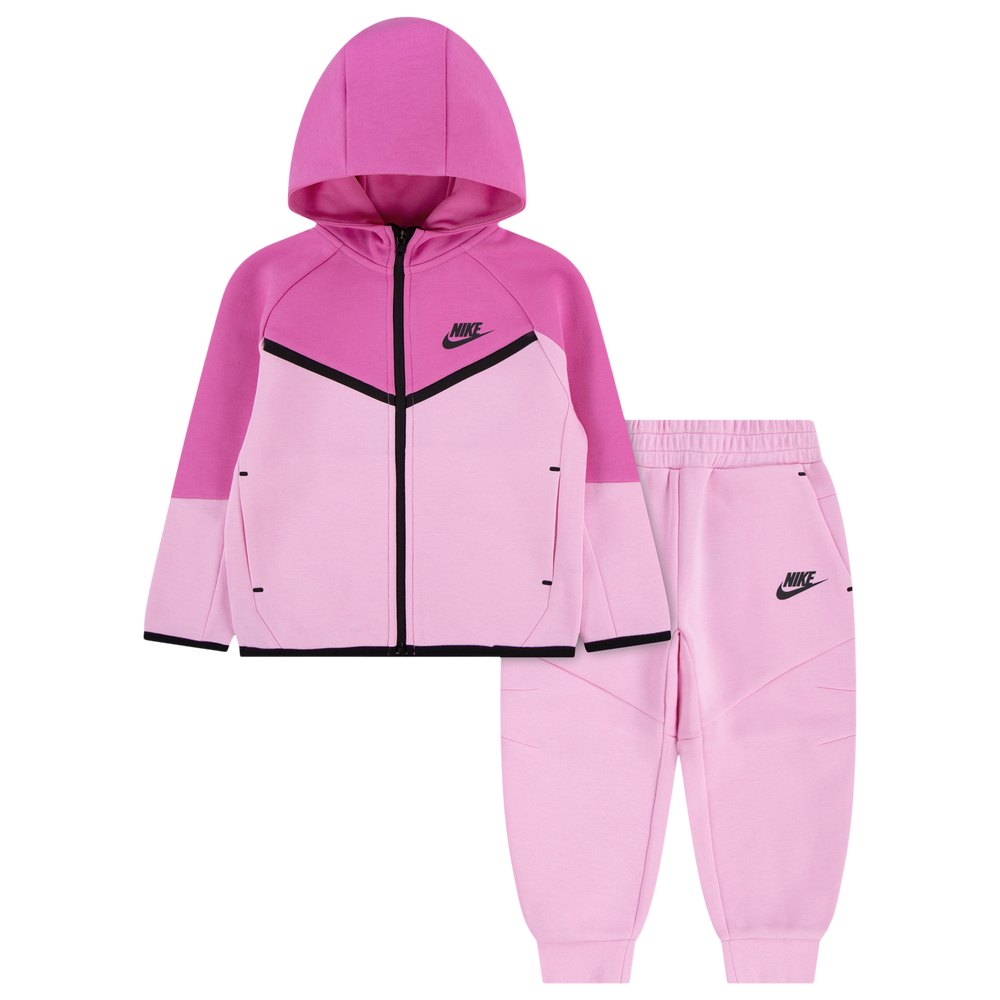 Nike Tech Fleece Full Zip Set - Playful Pink/Pink Rise